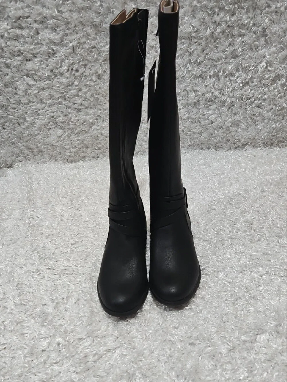 Wide Calf Black Knee-High Women's Boots Life Stride Flex